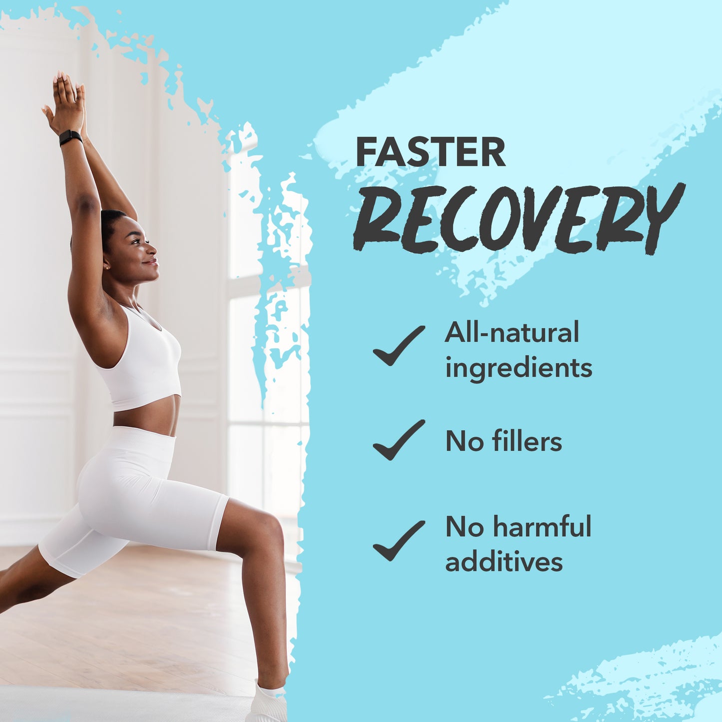 2:1:1 BCAA - VeraWella BCAAs provide faster recovery for muscles after exercise, made with all natural ingredients, no fillers, and no harmful additives. clean supplements for hyrox athletes, safe for high school athletes, crossfit athletes.