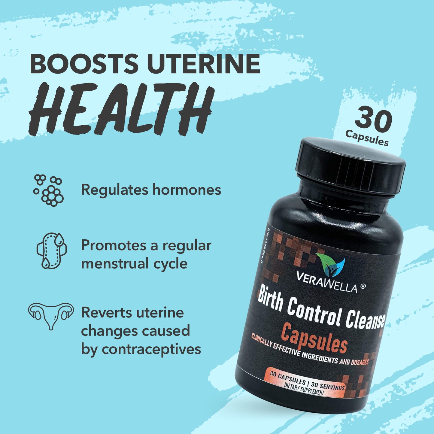 Birth Control Cleanse Capsules - VeraWella